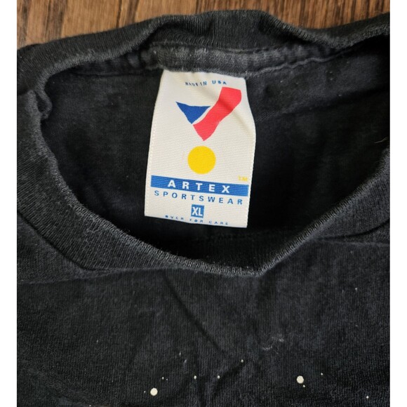 Vintage 1993 Marvin The Martian Kansas City Chiefs Road Games T-shirt XL Black - Picture 7 of 13